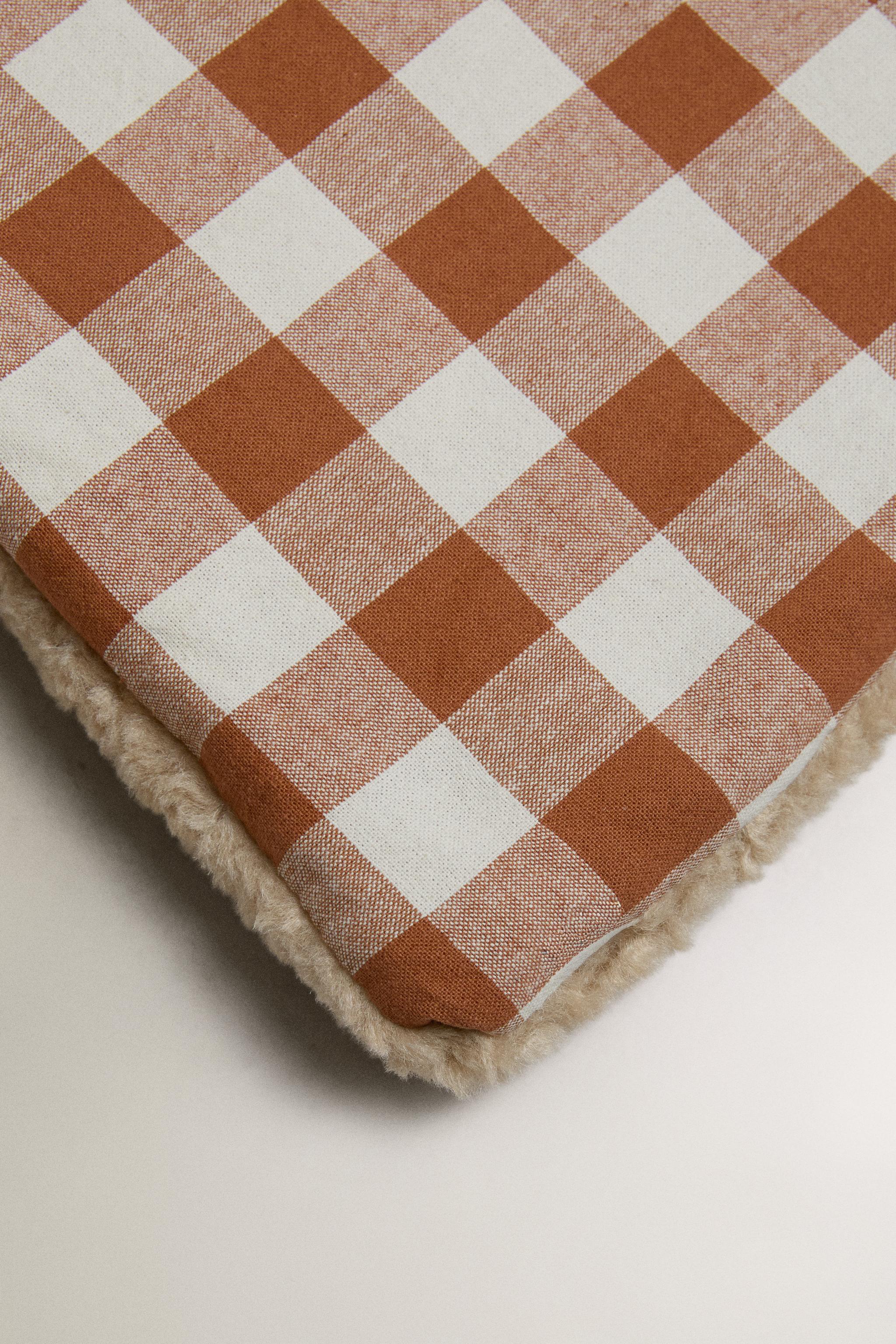 COUVERTURE VICHY ANIMAUX